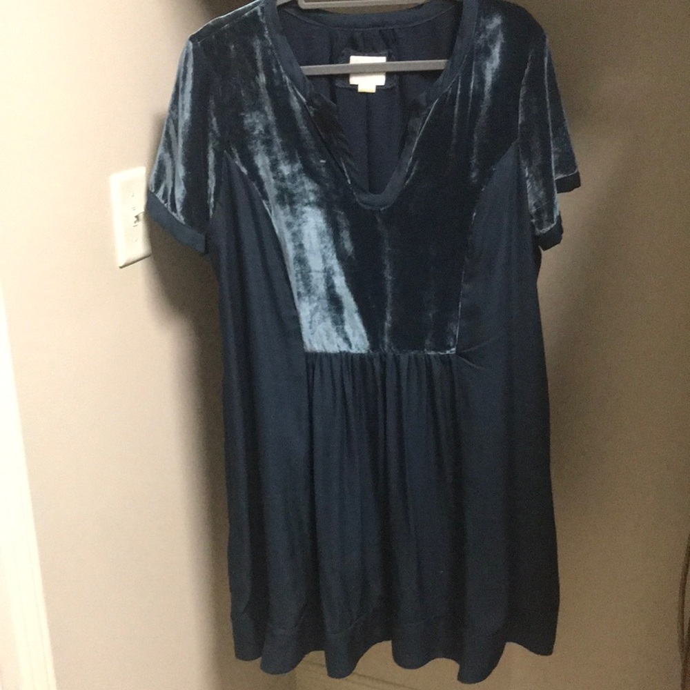 Maeve velvet dress from Anthropologie